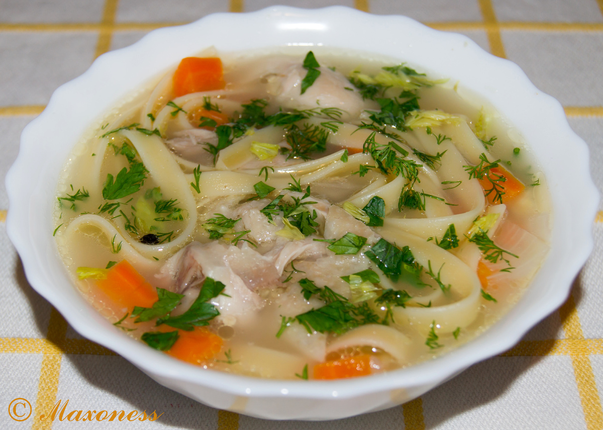 Куриная зама. Молдавская кухня