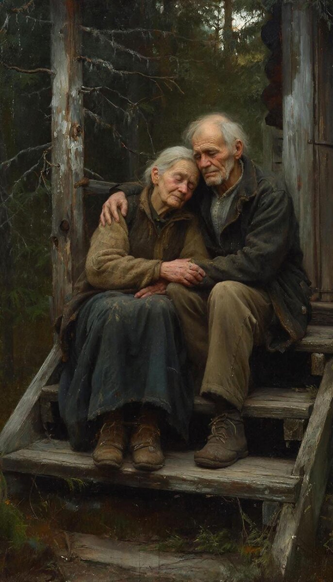 Старая Сольвейг и Пер Гюнт