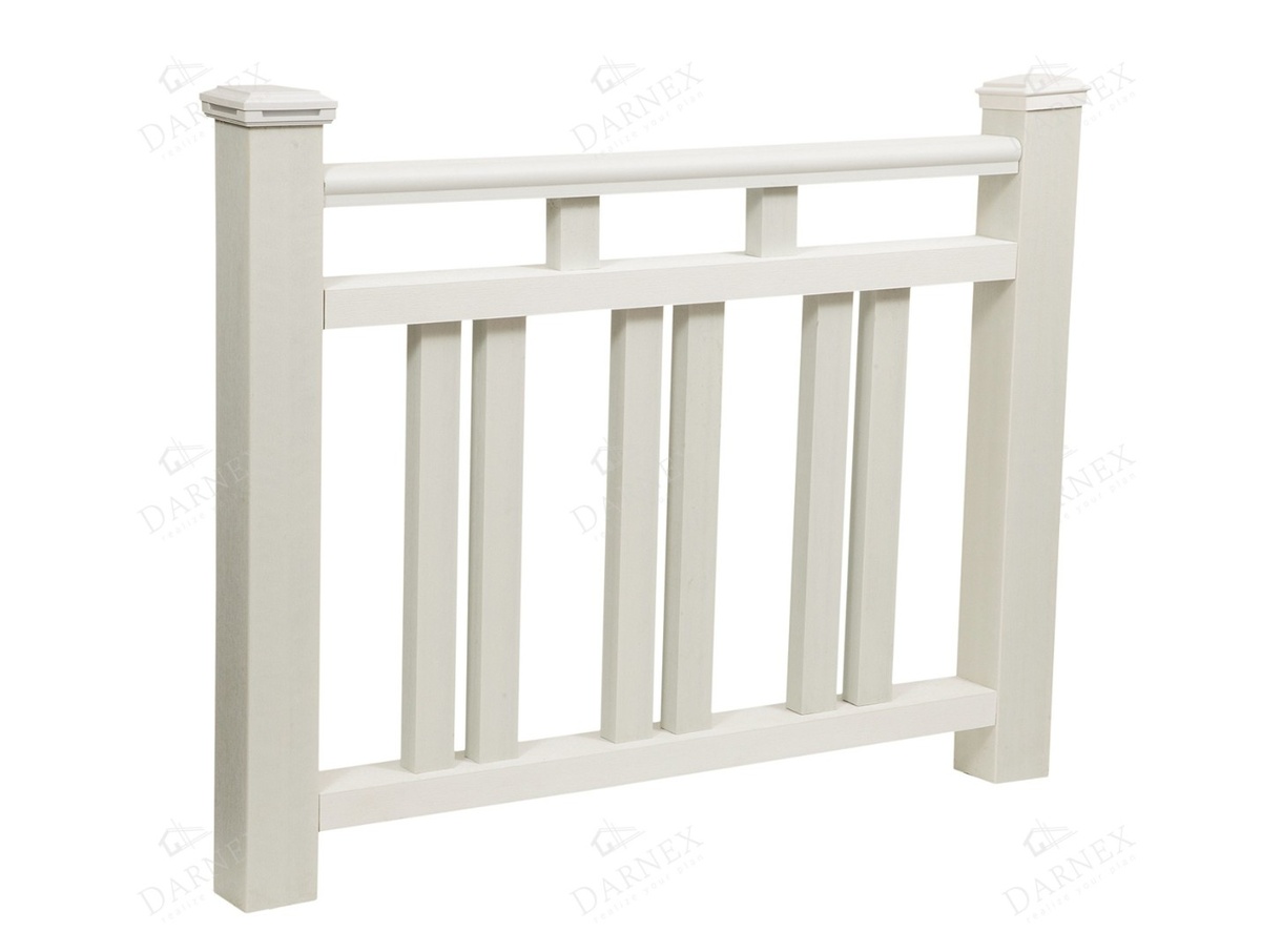 Белое ограждение для Крыльца
