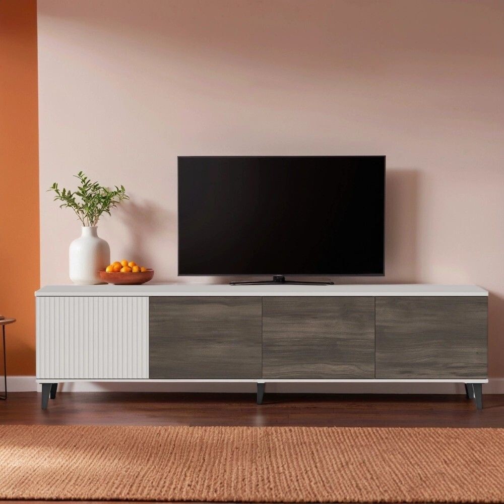 Тумба под телевизор Halmar RANDOM 2 RTV-2 180 (кашемир/орех/черный)