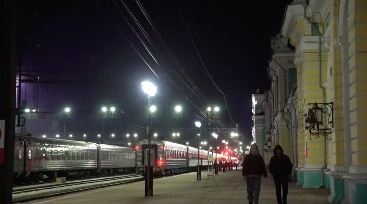 скриншот из видео в ТГ-канале ВСЖД