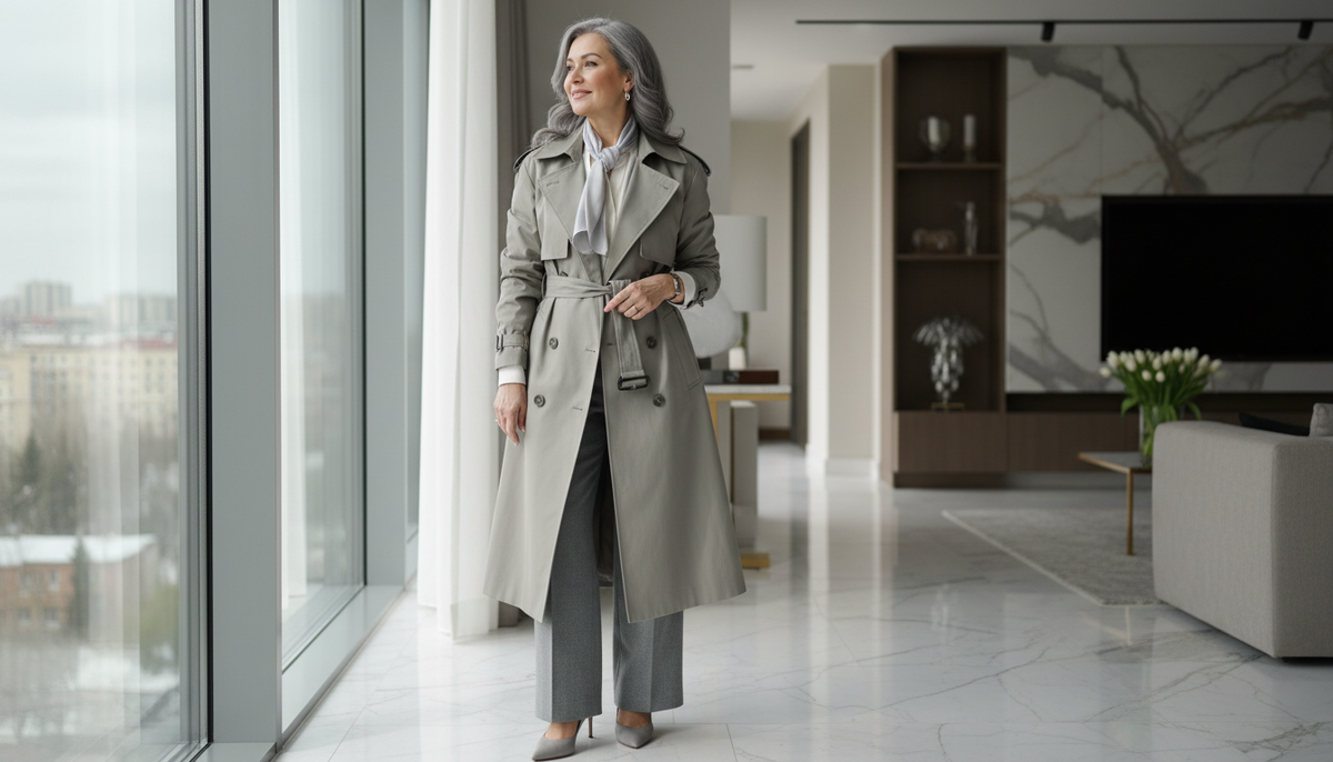 ✔️ Классический тренч - инвестиция на десятилетия