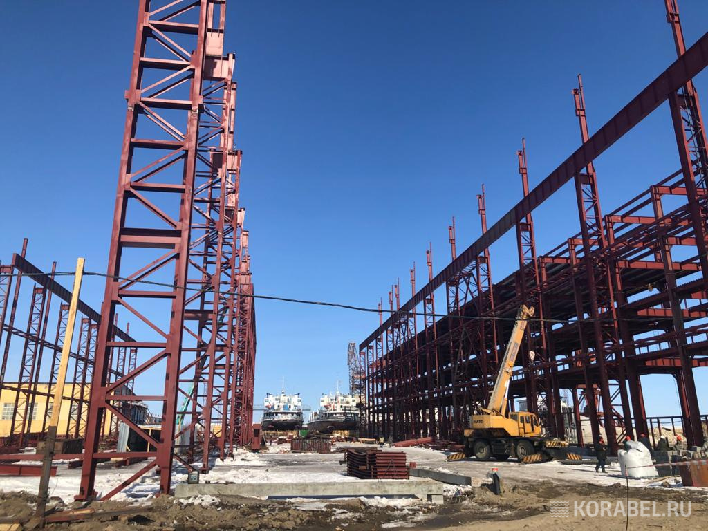 Строительство Жатайской судоверфи / Фото: Корабел.Ру  📷
