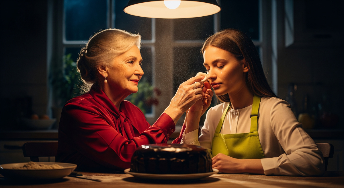 Я выставила свекровь за дверь в слезах, но в 4 утра мы обе рыдали над разбитым бисквитом