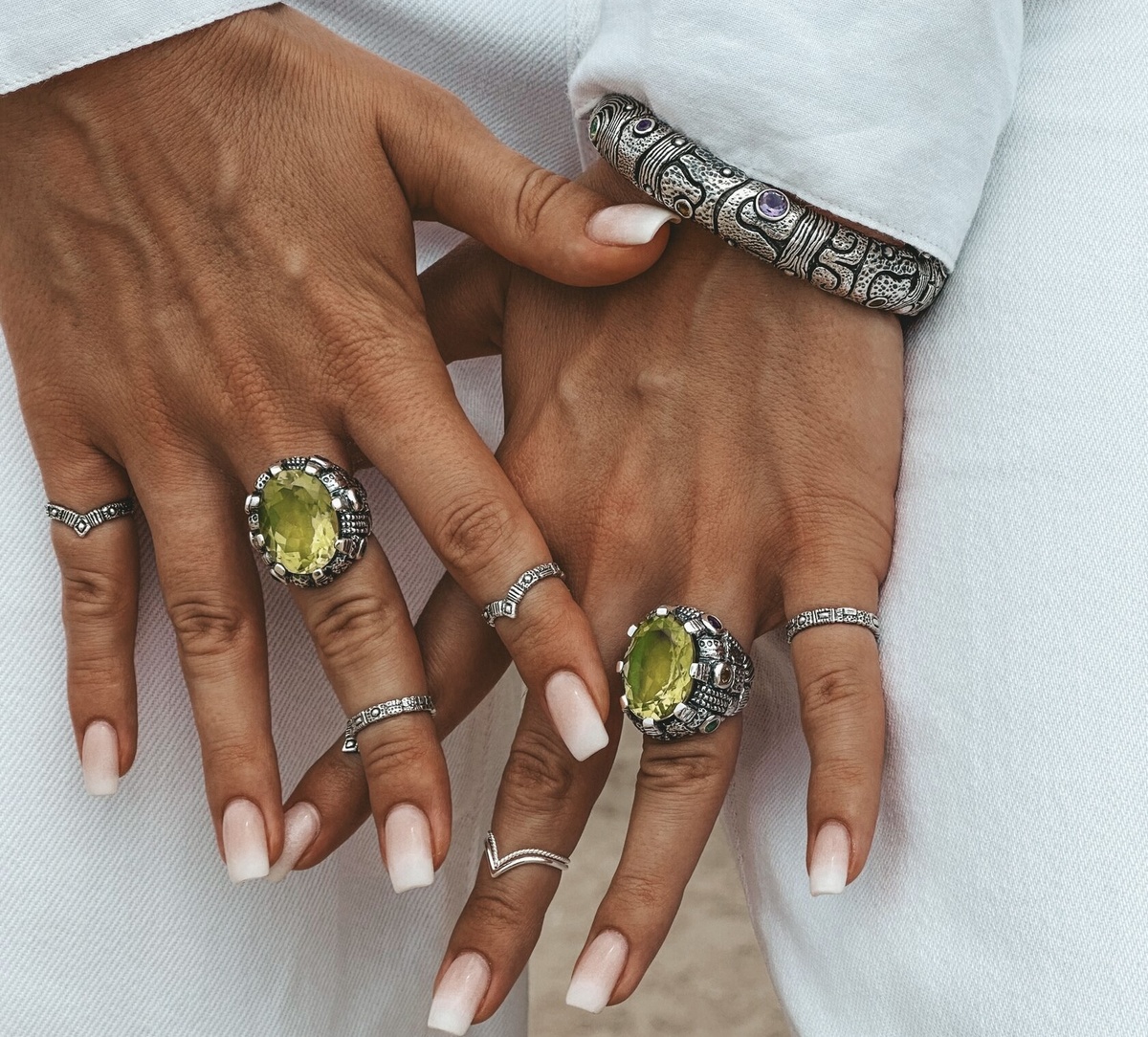 кольцо Elica с лимонным кварцем