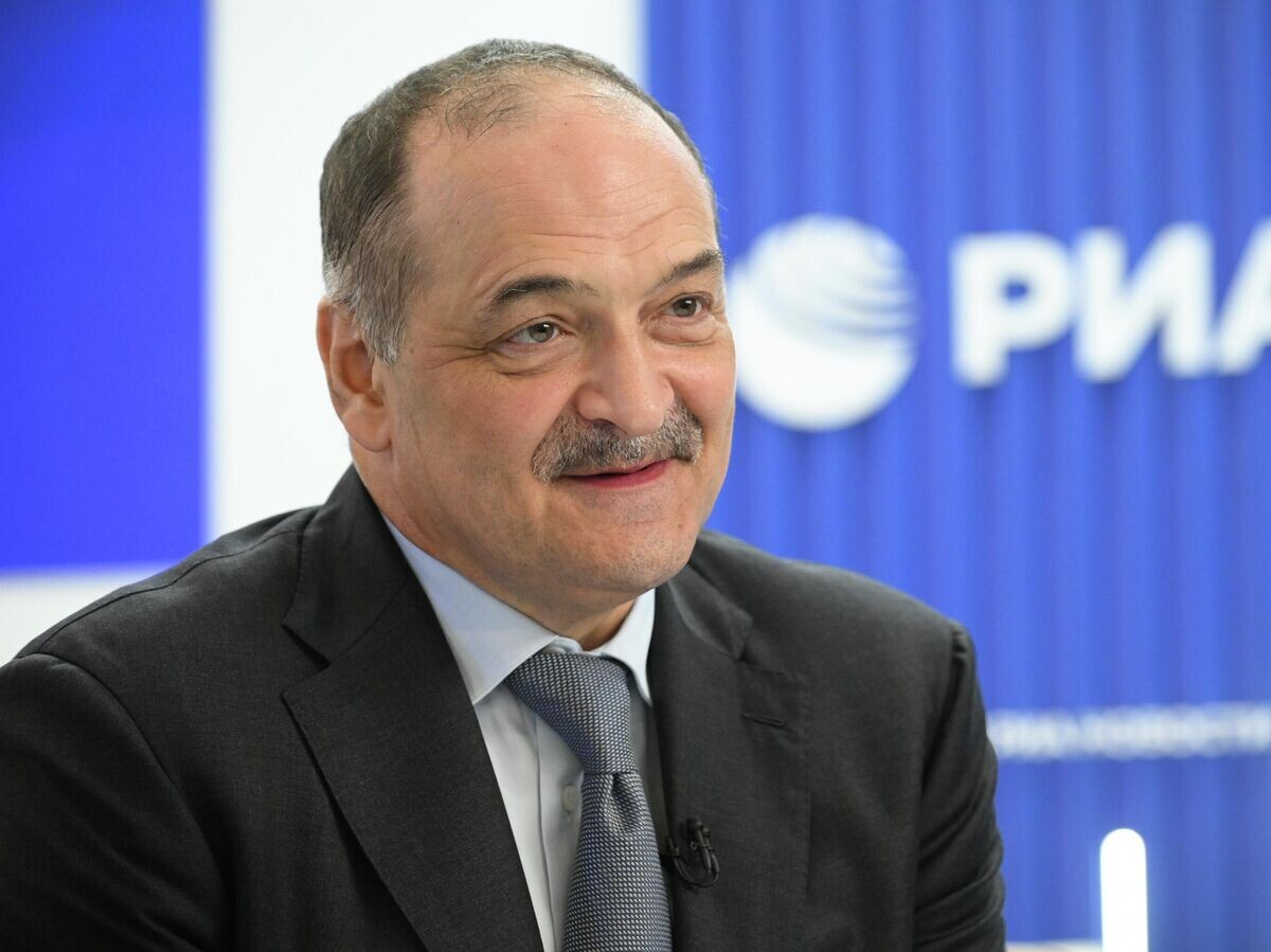    Глава Республики Дагестан Сергей Меликов на стенде РИА Новости | © РИА Новости / Александр Кряжев