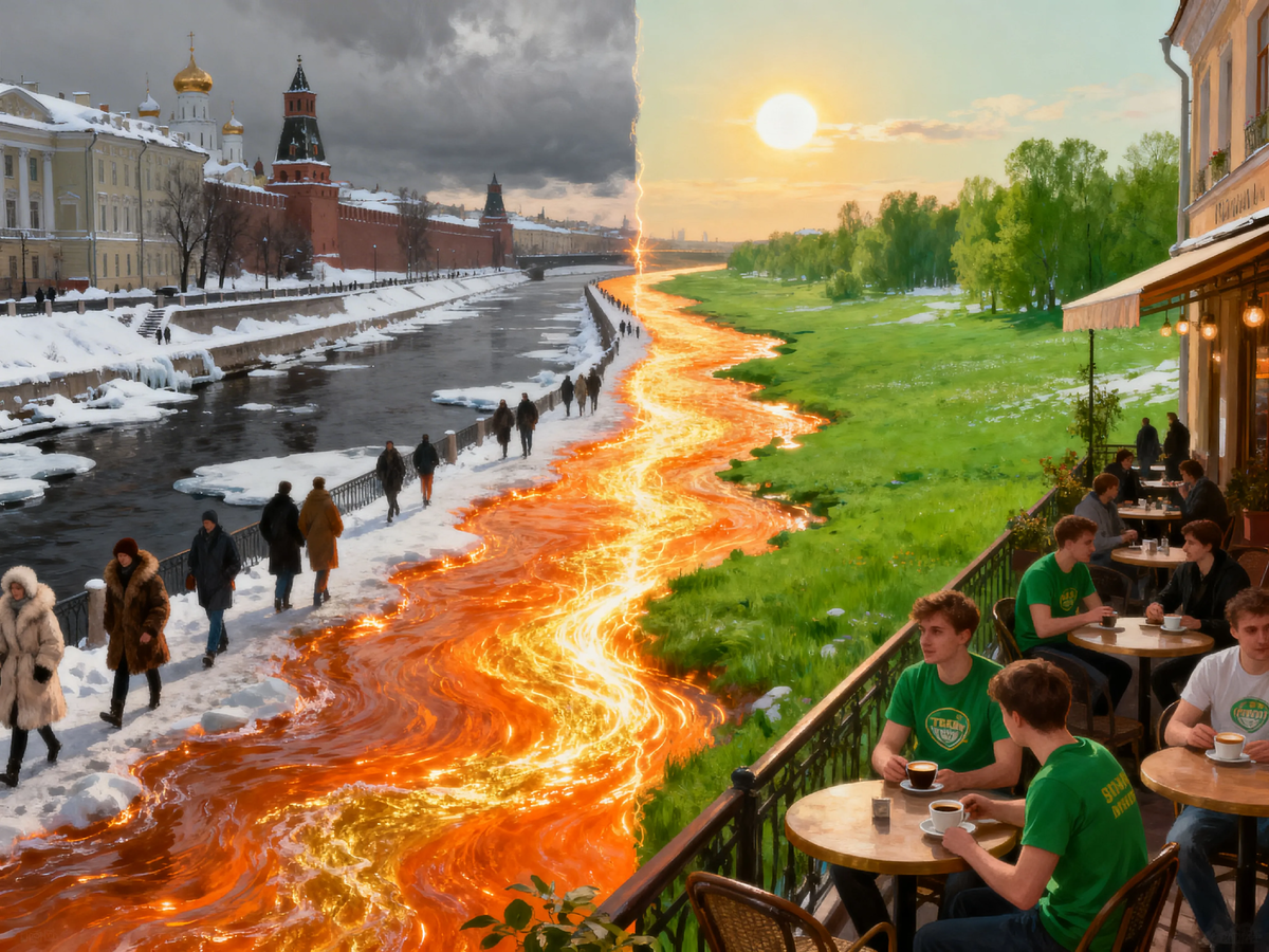 Одна Европа цветёт. Другая замерзает. Между ними — всего несколько градусов и одно океанское течение. Угадайте, которое из них может исчезнуть?
