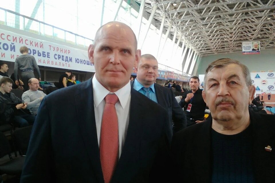 Трехкратный Олимпийский чемпион, Герой РФ и сенатор РФ Александр Карелин и Александр Шушпанов
Фото: Предоставлено "Комсомолке".