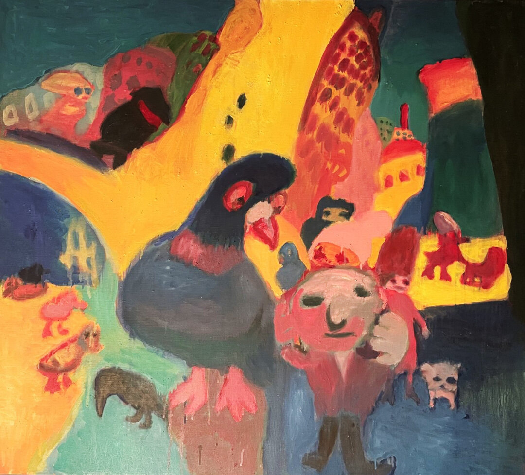    Андрей Семенов. Люди и птицы. 2021 Фото: Изображения предоставлены «Собака.ru» пресс-службой Sobo Gallery