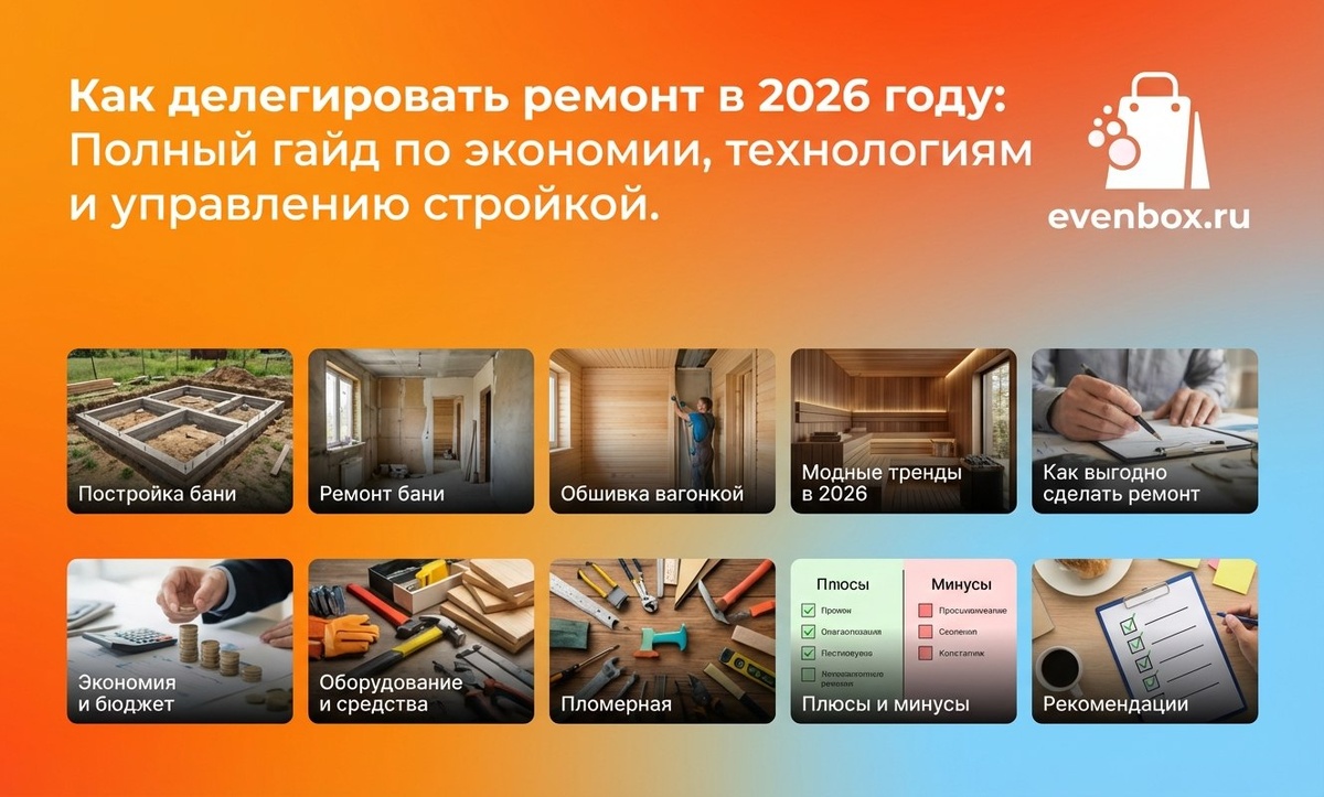 Как делегировать ремонт в 2026 году: Полный гайд по экономии, технологиям и управлению стройкой