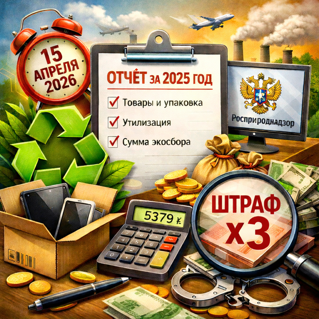 Экологический сбор: как подать отчёт за 2025 год и не получить штрафы
