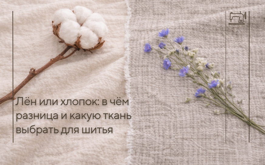Лён и хлопок – две ткани, которые чаще всего выбирают для летних вещей, домашнего текстиля и лёгкой одежды. Они натуральные, приятные в носке и выглядят естественно и красиво.