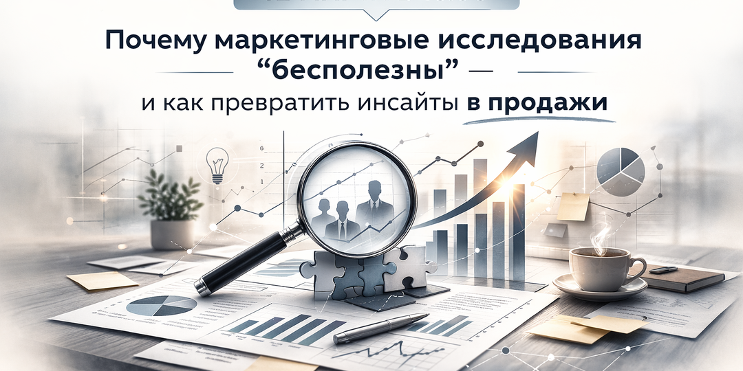 Вебинар: Почему маркетинговые исследования “бесполезны” — и как превратить инсайты в продажи.