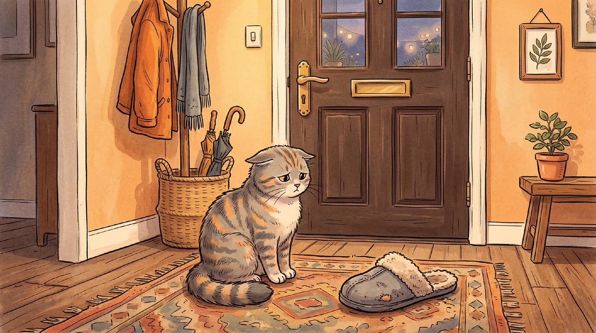 Скучающий кот