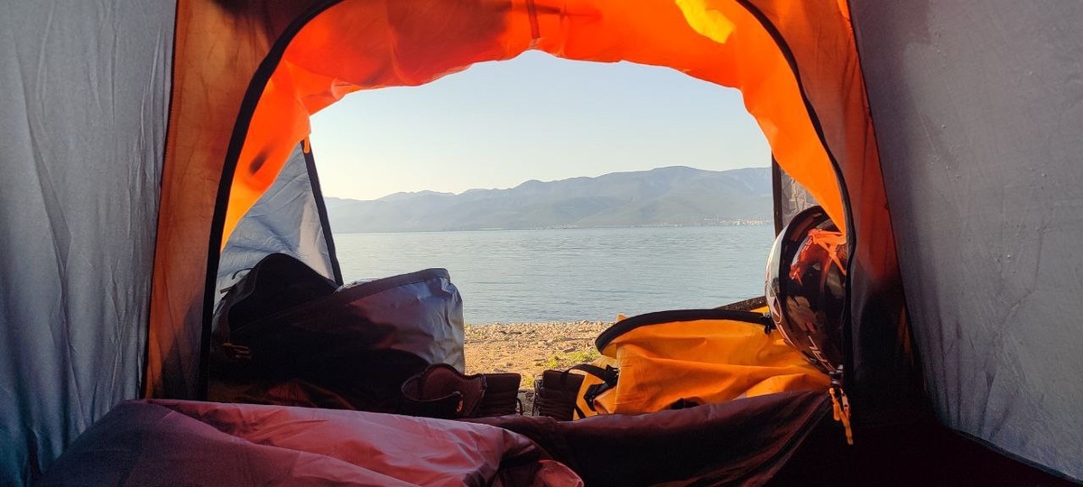 Вид из палатки шикарен!