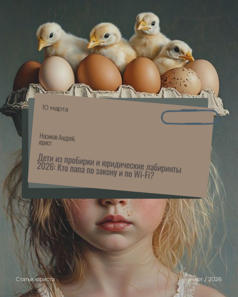 Автор - юрист Носиков Андрей