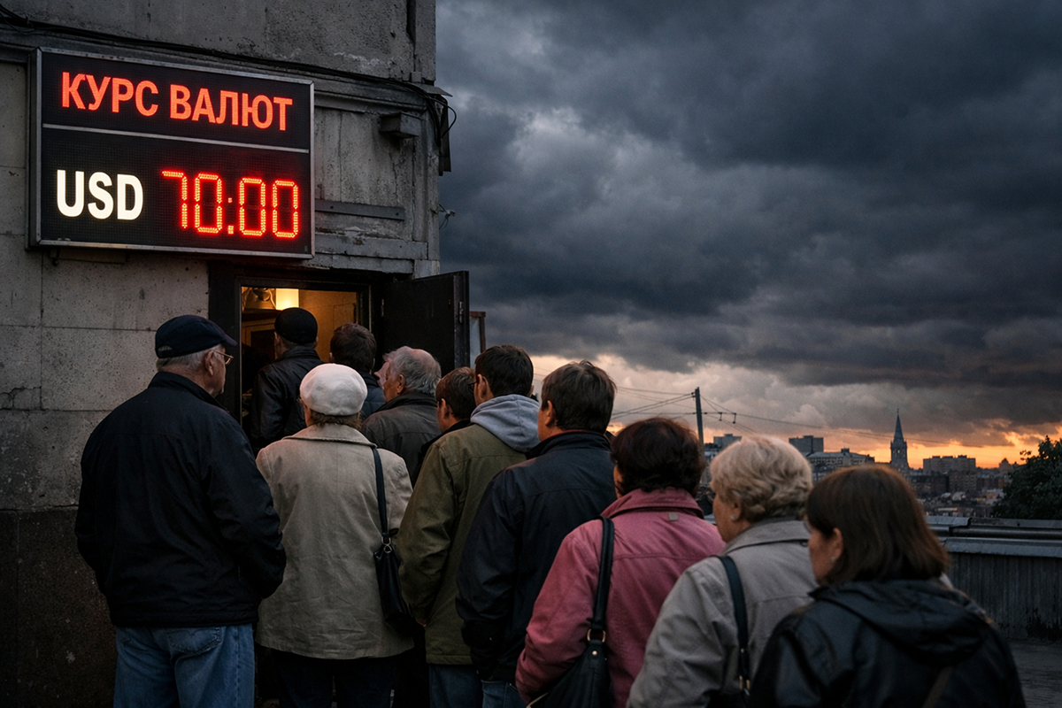    Наша нацвалюта скоро укрепится до 70 долларов, прежде чем упасть примерно на 40%. Фото: нейросеть