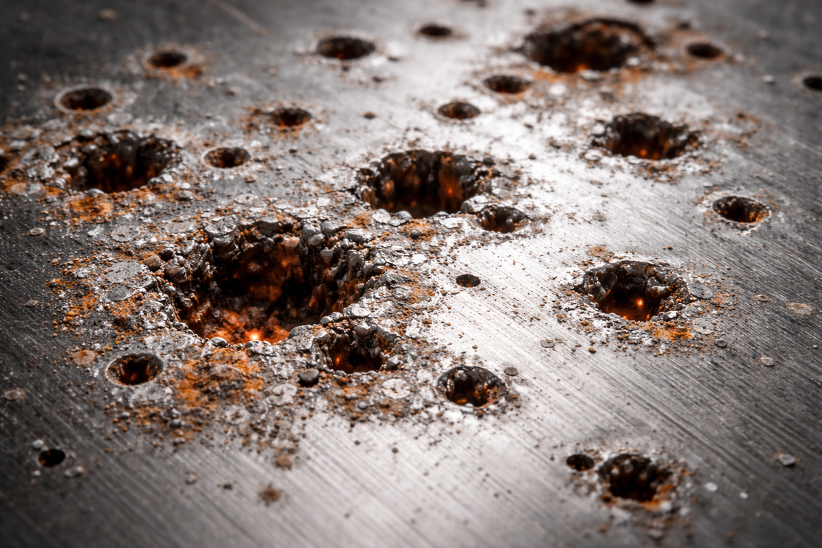 Визуализция: питтинговая коррозия