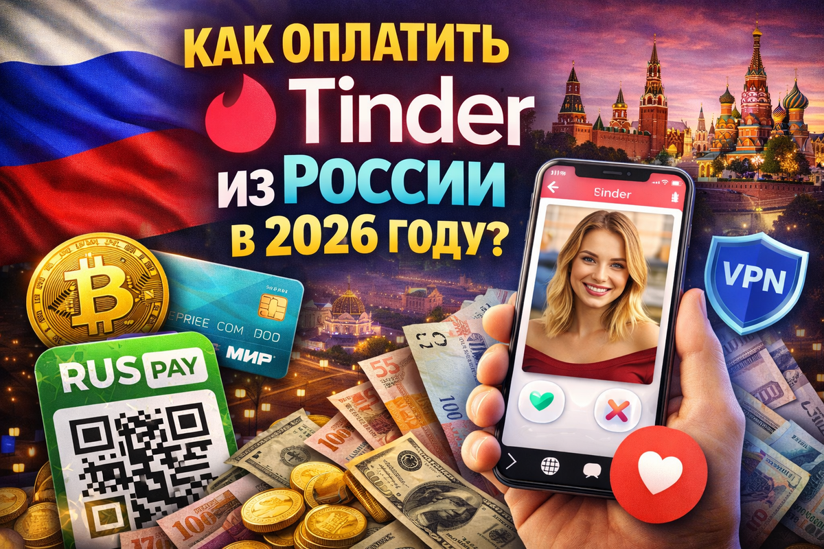 Оплата Тиндера в России