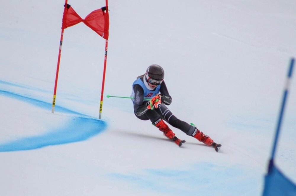    Варя Ворончихина на трассе. Фото: Министерство спорта Иркутской области