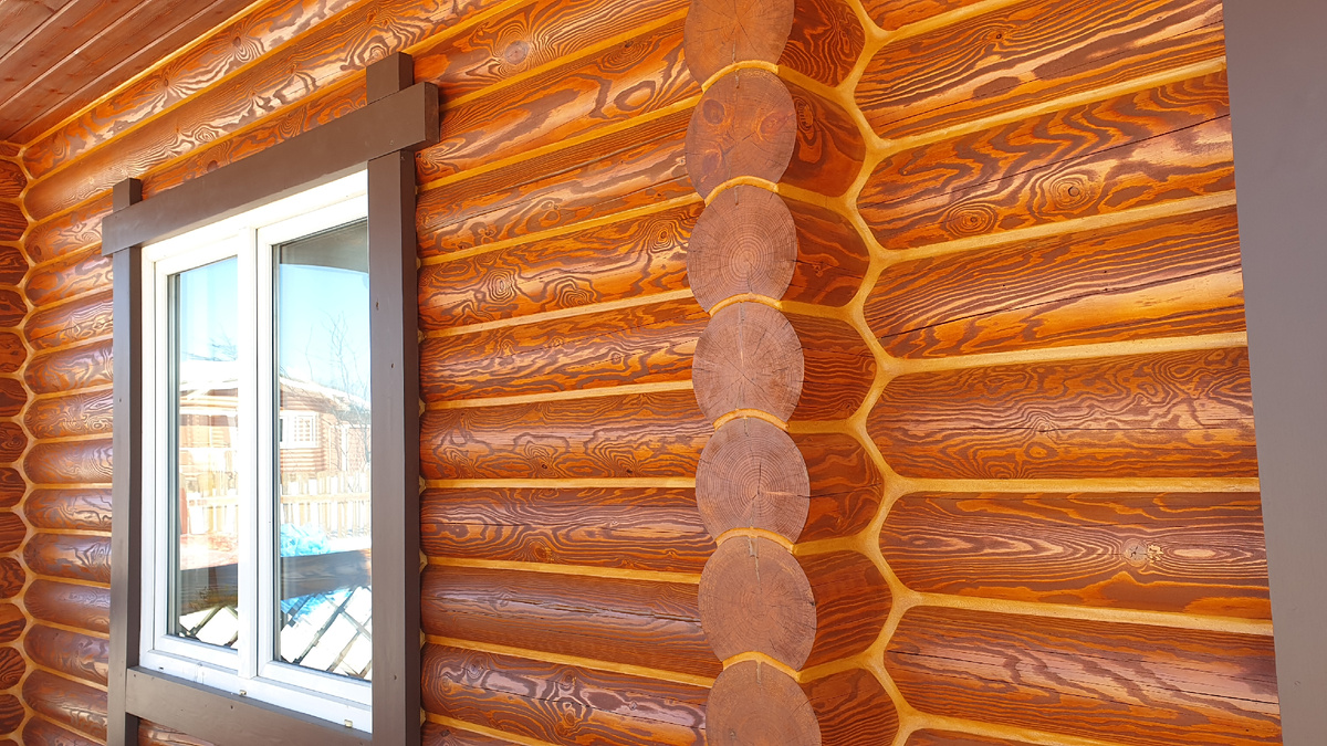 Правильная обработка фасада деревянного дома