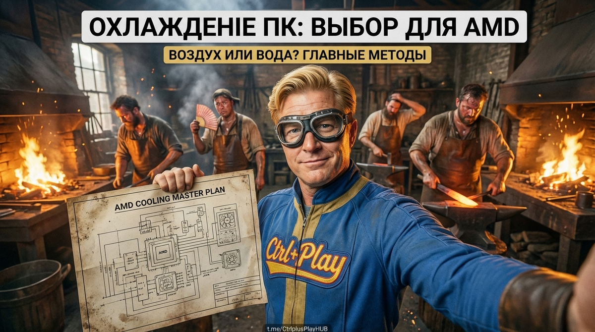 Охлаждение игрового ПК: какие методы выбрать для AMD-сборки