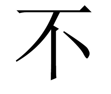 Отрицательная частица bù.