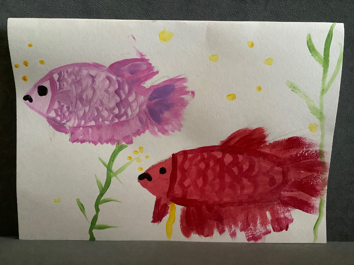 Рисовала Ксюша.