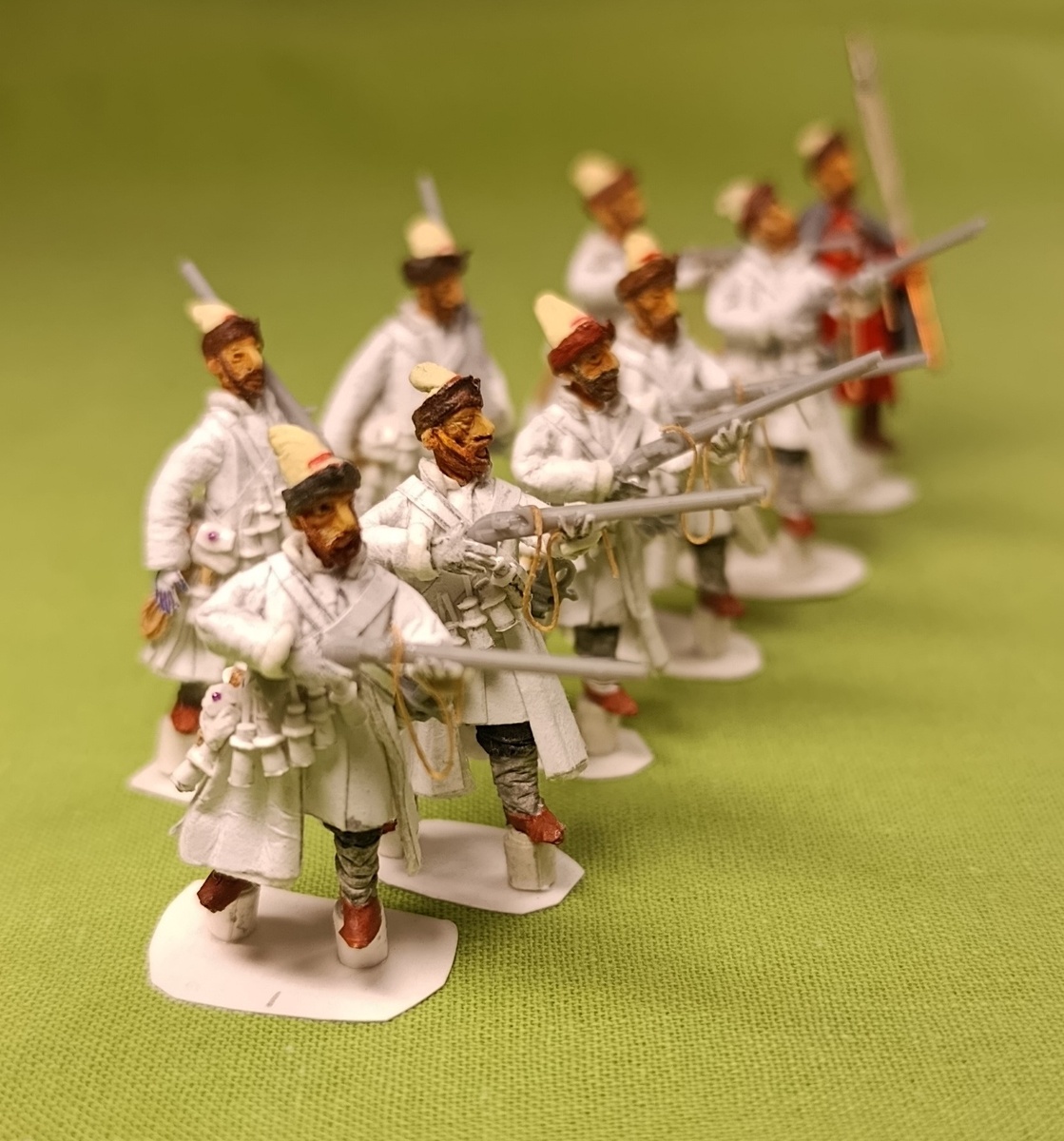 Фото автора. Солдаты вооружены мушкетами от фирмы "Аванпост".