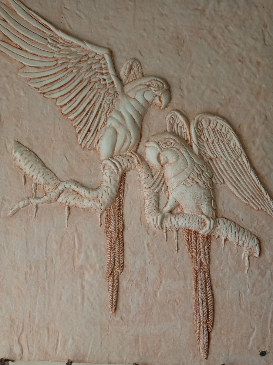    Ветеран боевых действий из Макеевки стал скульптором после курса реабилитации. Фото: «Защитники Отечества» в ДНР