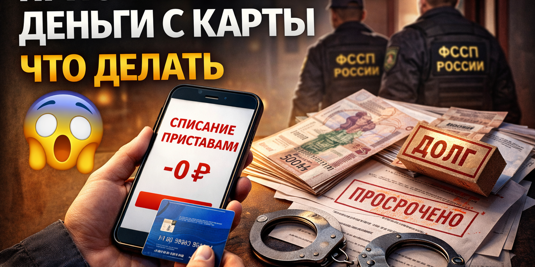 Приставы списали деньги с карты: как вернуть и что делать прямо сегодня