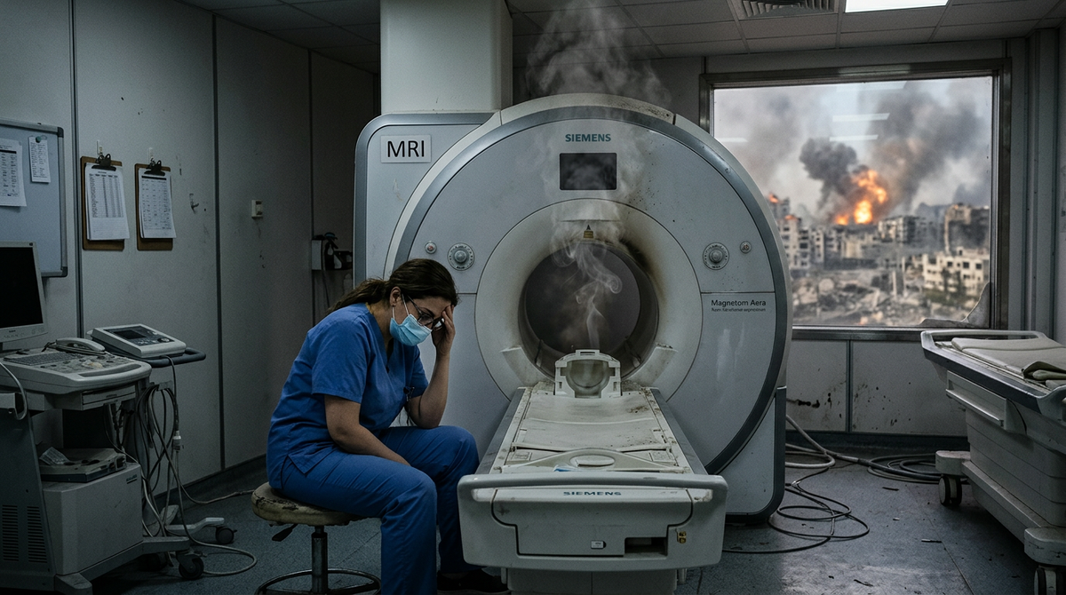 Нехватка гелия может парализовать работу больниц в мире. Илюстрация автора.