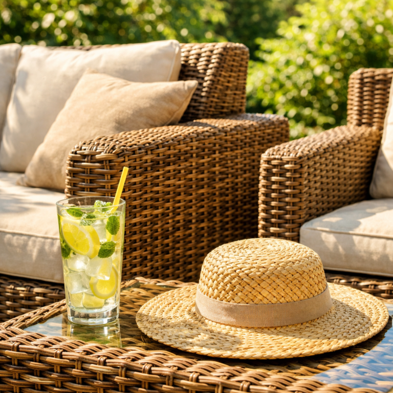    Как выбрать устойчивую к солнцу мебель из ротанга Loza