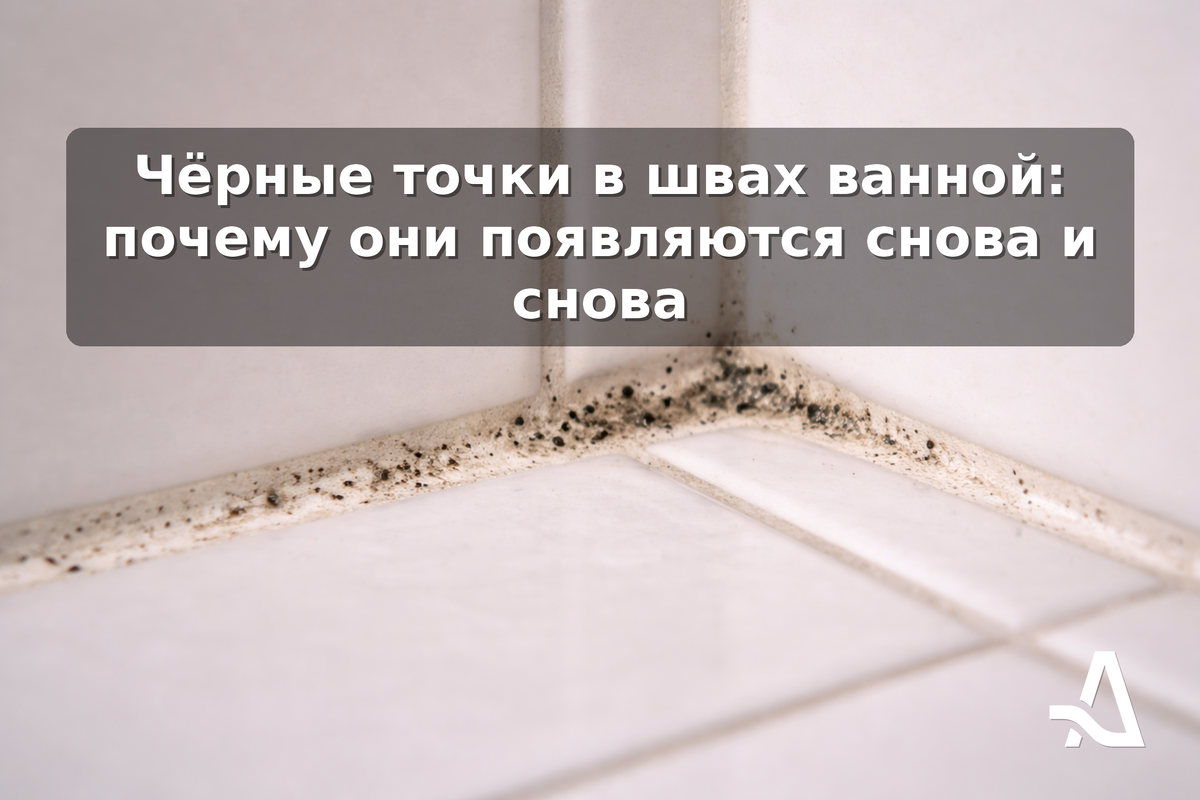 Плесень любит не грязь, а время. Чем дольше швы остаются мокрыми, тем быстрее “точки” возвращаются.