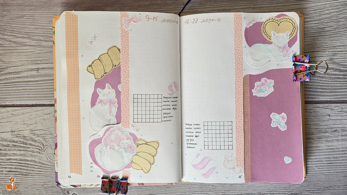 Недельные развороты, 9-15 марта и 16-22 марта