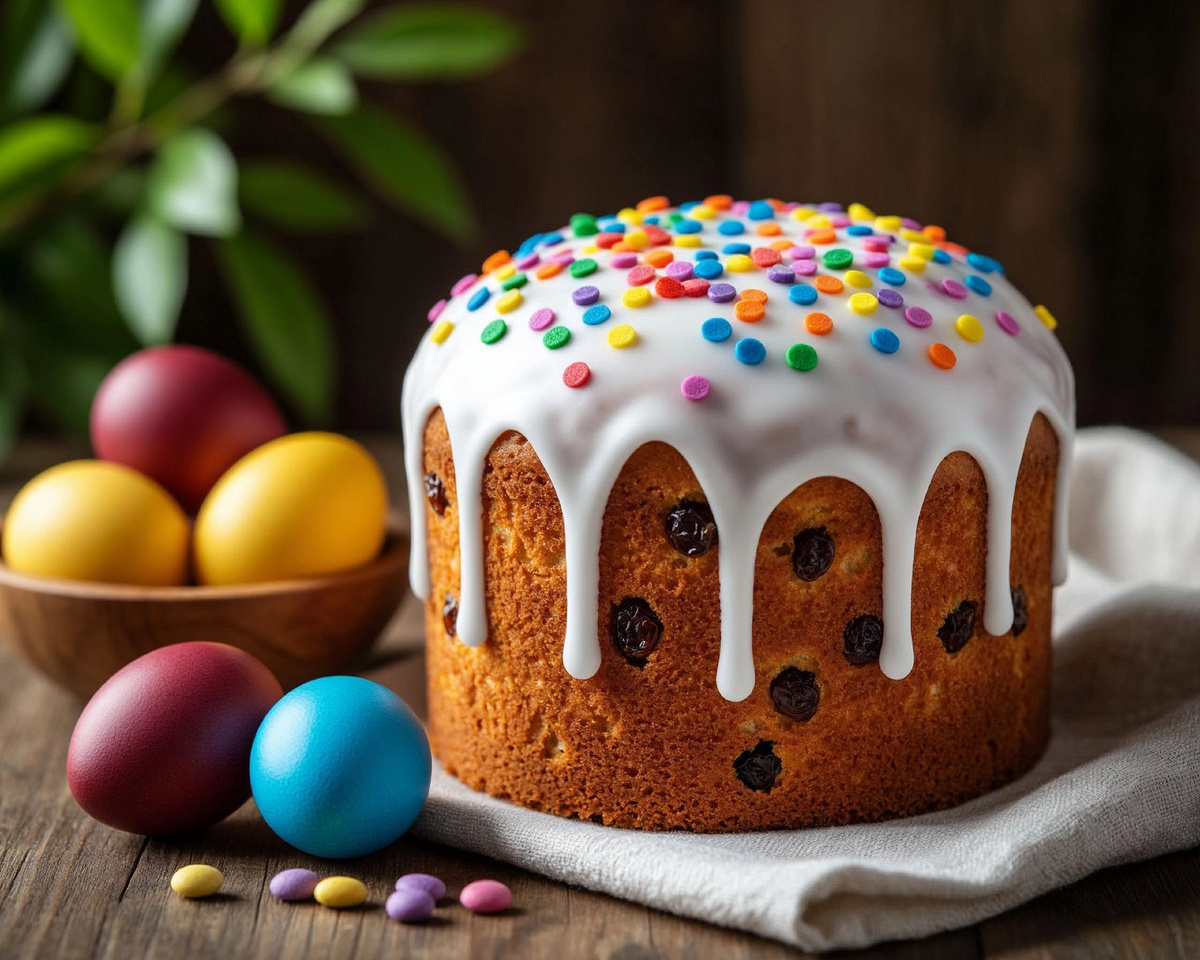 Идеальный пасхальный кулич с изюмом: пошаговый рецепт от пекаря 🧁👨‍🍳 🌸
