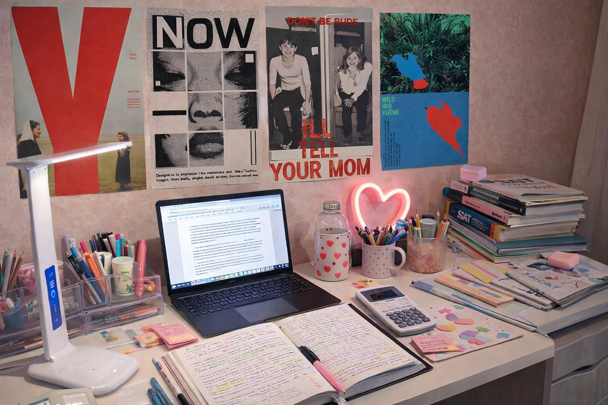 Мой рабочий стол при подготовке