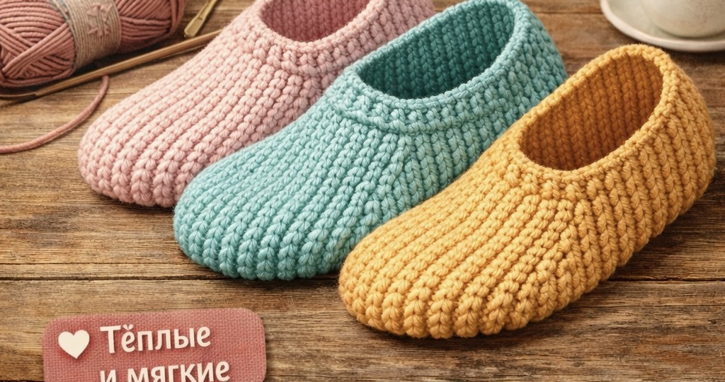🧶 Лёгкие следки спицами за один вечер: простой способ для начинающих