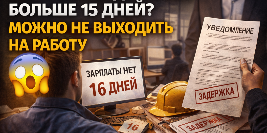 Зарплату задержали больше чем на 15 дней? Вы вправе не выходить на работу