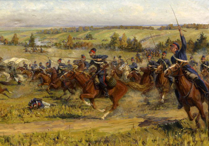 Встречные армии были огромны