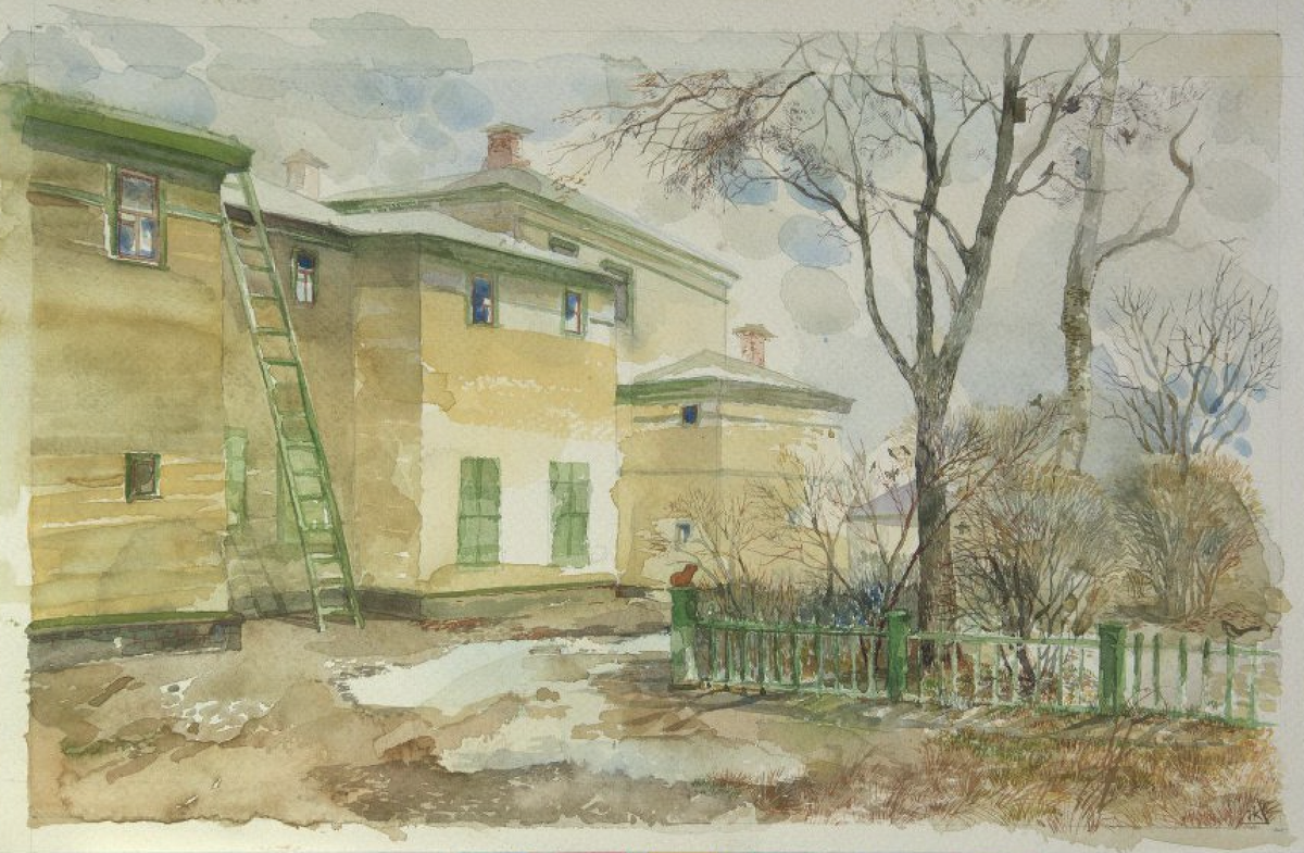 И.К. Кобяков "Весна в Хамовниках". 2002 г. Государственный музей-заповедник Л.Н. Толстого