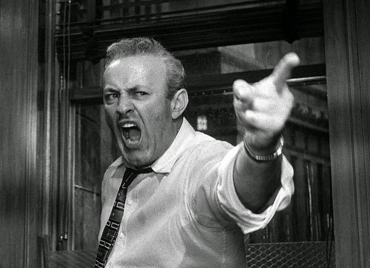     Обвинение   
Цитата из х/ф «12 разгневанных мужчин». Реж. Сидни Люмет. 1957. США