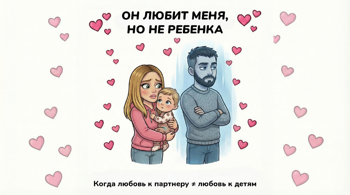 Мой новый мужчина любит меня, очень сильно. Но к моему сыну он абсолютно равнодушен.