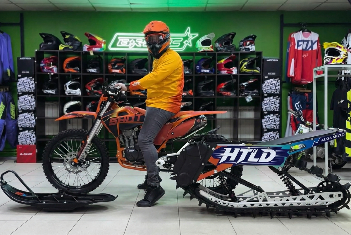 На энудуро даже зимой