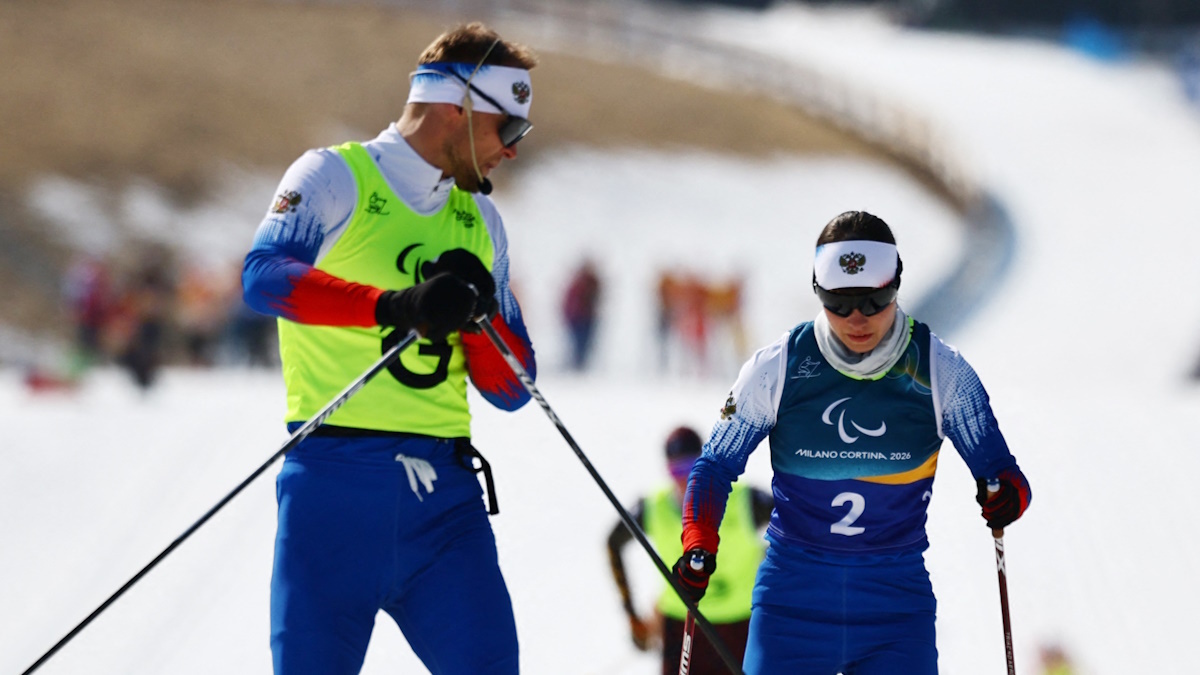    Анастасия Багиян на Паралимпиаде-2026. Фото: REUTERS/Sarah Meyssonnier