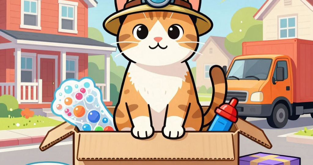 🏡 Код: КОТ И ЖИЛЬЁ: Операция "Переезд": Как перевезти кота в новый дом без стресса и побегов