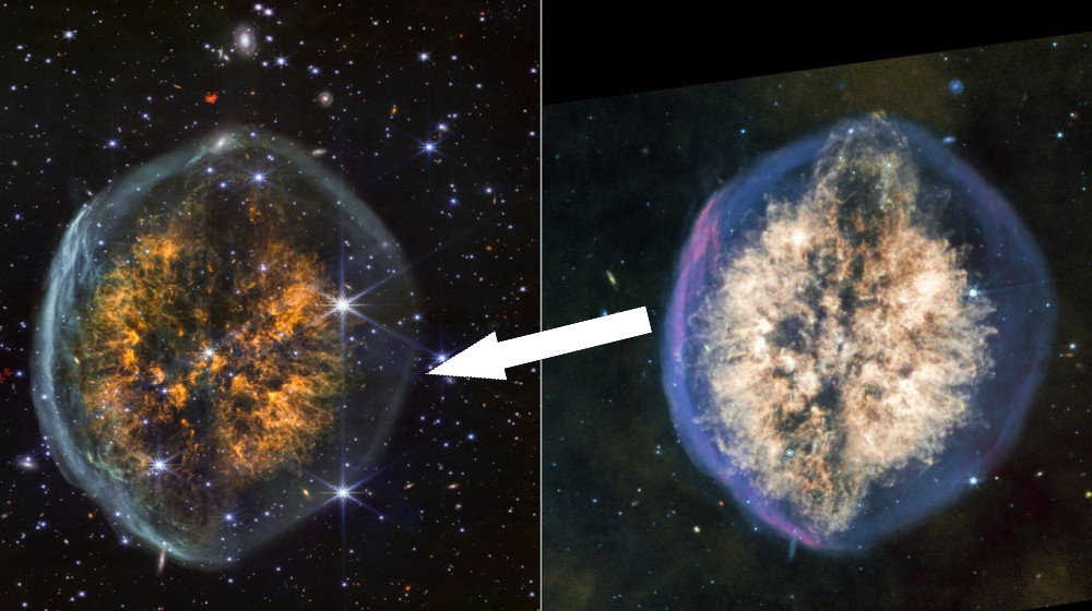    Загадка "Обнажённого черепа" раскрывает свои страшные тайны в новых изображениях телескопа JWST