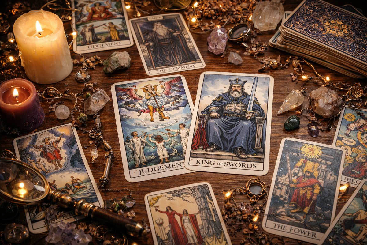 Суд и Король Мечей — как читать сочетание карт Таро в раскладах на ситуацию.