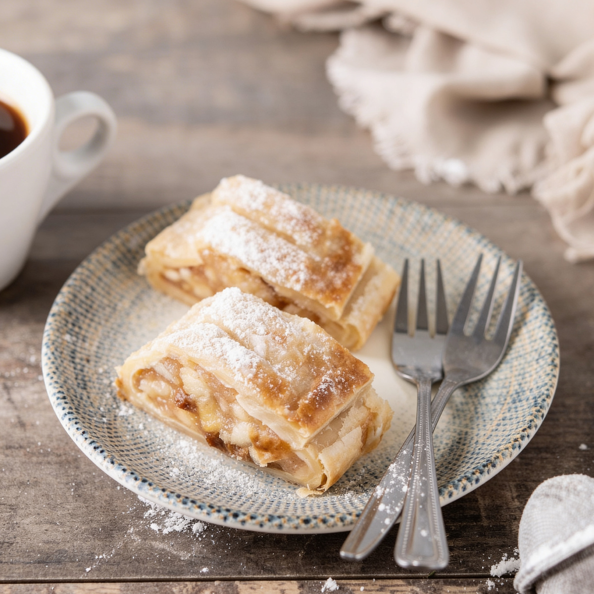 3 рецепта постных штруделей