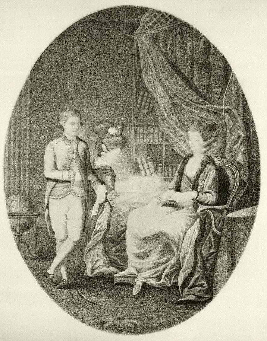 Екатерина Дашкова с детьми Павлом и Анастасией